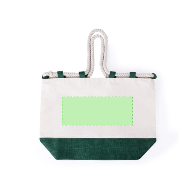 Sac publicitaire coton et jute Belesi 