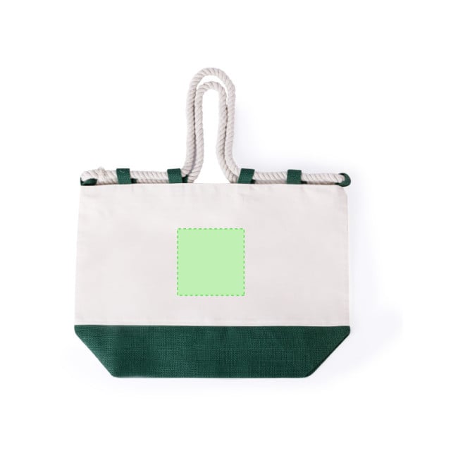Sac publicitaire coton et jute Belesi 