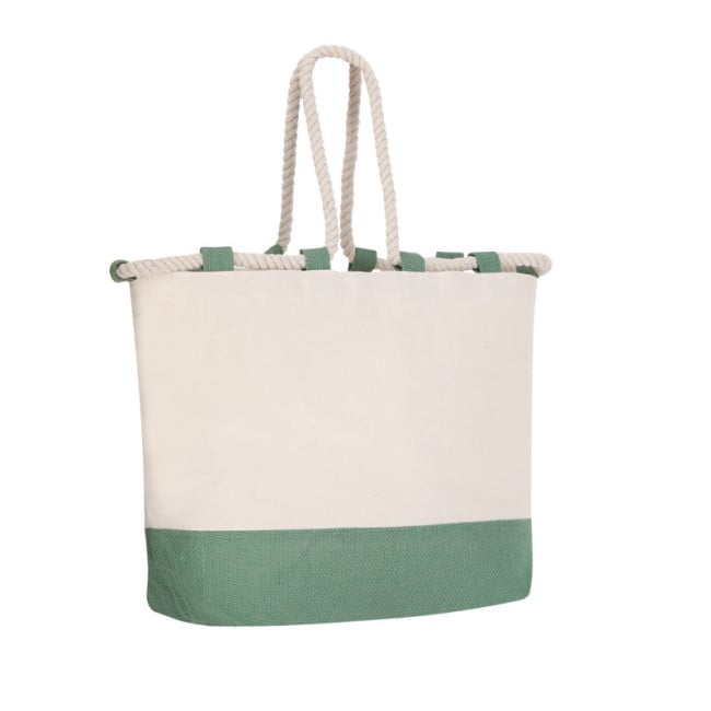 Sac publicitaire coton et jute Belesi 