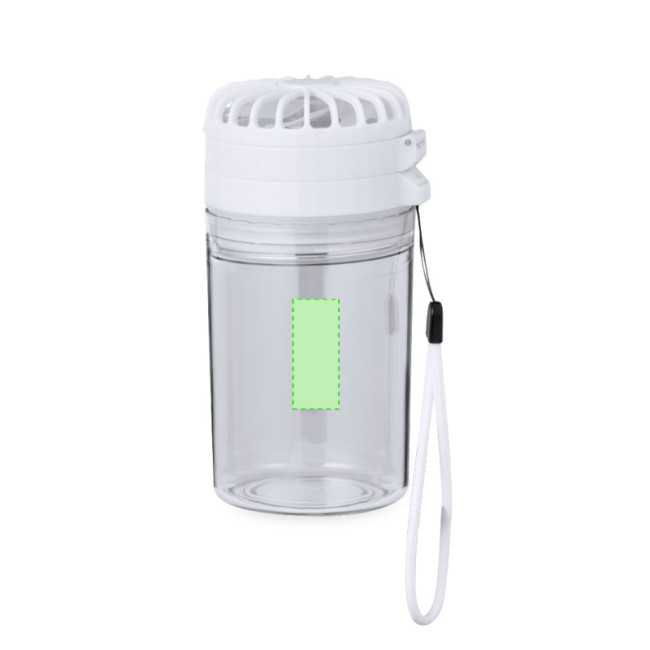 Gourde ventilateur publicitaire Zexen 350 ml 