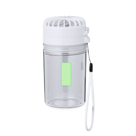 Gourde ventilateur publicitaire Zexen 350 ml 