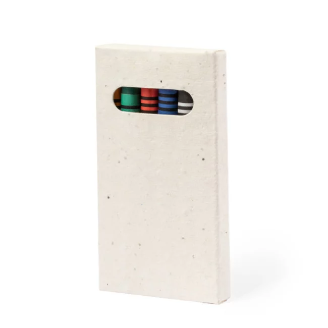 Set crayons de couleurs personnalisé ensemencé