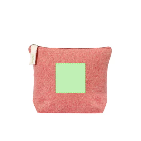 Trousse personnalisée en coton recyclé Belix 