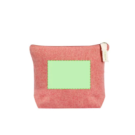 Trousse personnalisée en coton recyclé Belix 