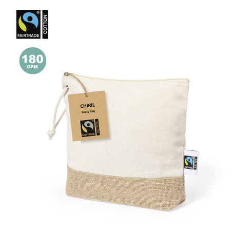 Sac de toilette personnalisé Chiril Fairtrade 