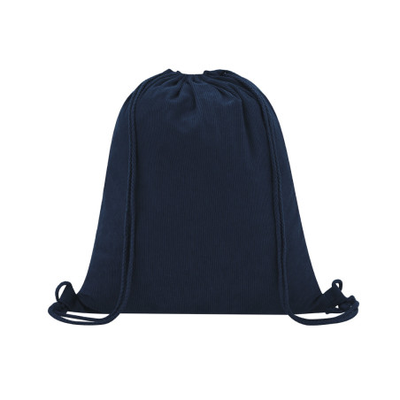 Sac cordon en velour côtelé Azurax 