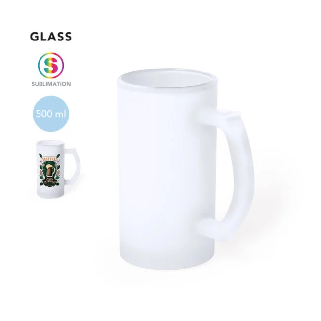 Chope à bière personnalisable Oxia 500 ml 