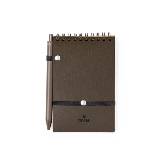 Cahier publicitaire en fibre de café Pacam