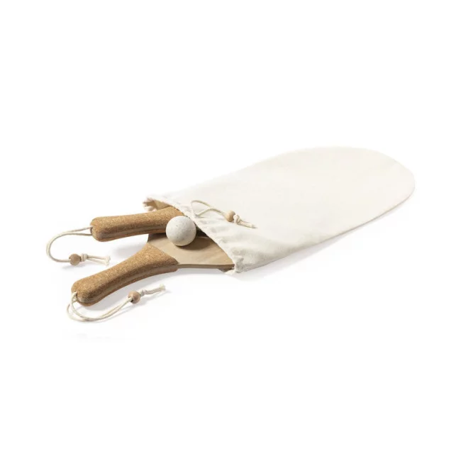 Raquette de plage en bois et liège Bubbak 