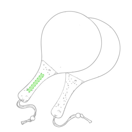 Raquette de plage en bois et liège Bubbak 
