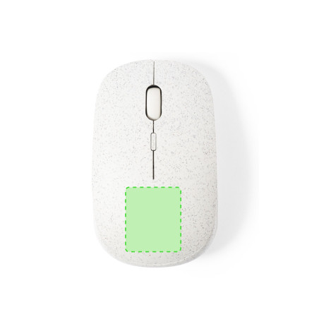 Souris en paille de blé personnalisée Estiky 