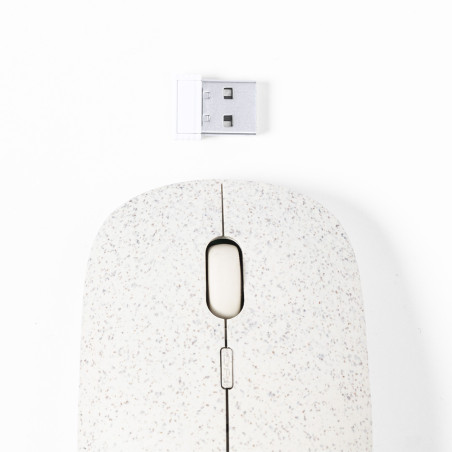 Souris en paille de blé personnalisée Estiky 