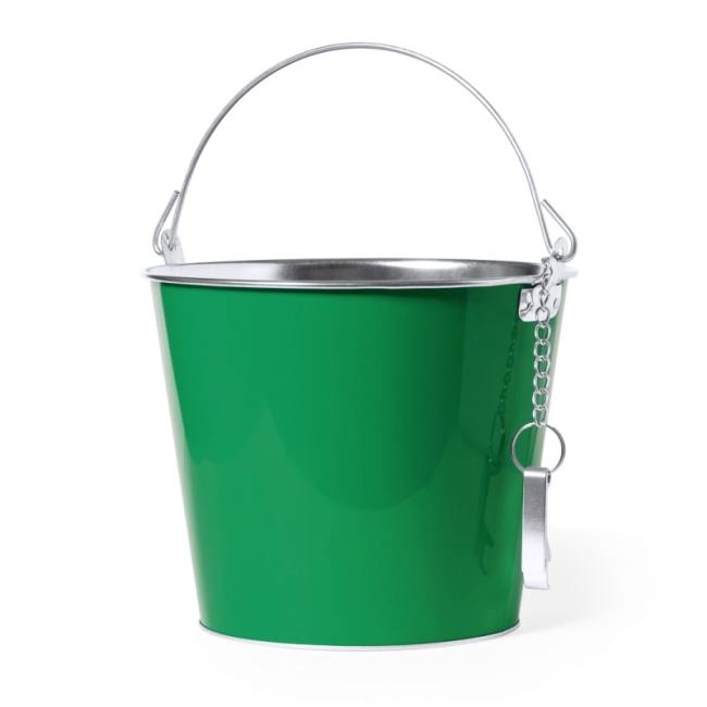 Seau métallique avec ouvre-bouteille Duken 