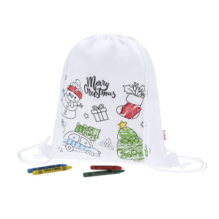 Sac cordon de coloriage publicitaire Taky 
