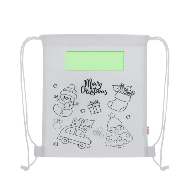 Sac cordon de coloriage publicitaire Taky