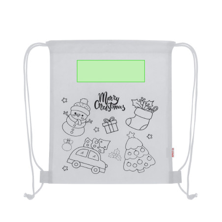 Sac cordon de coloriage publicitaire Taky 