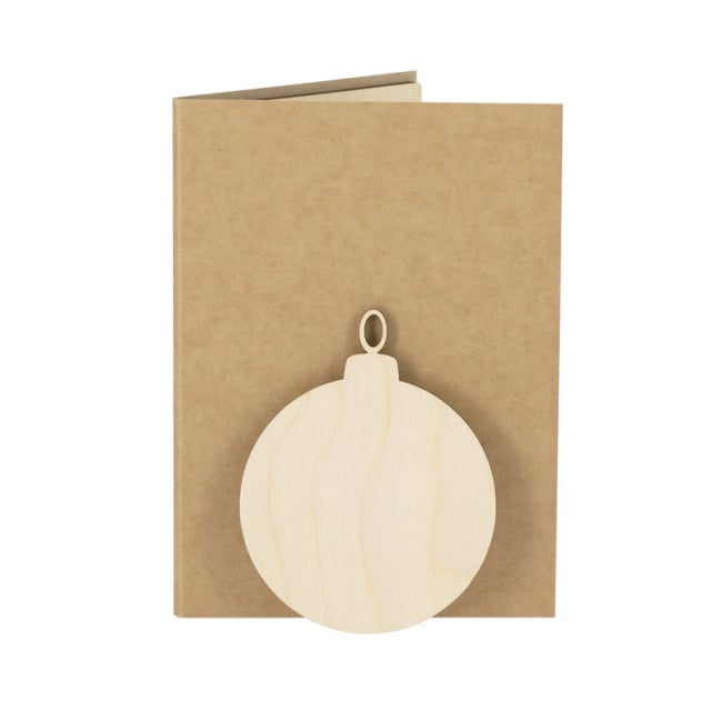 Carte de Noël avec boule à suspendre Astrox