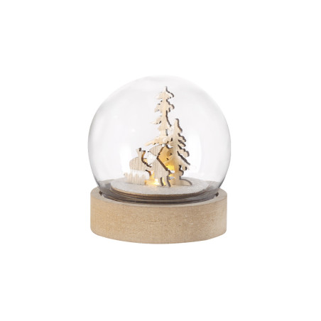 Boule à neige personnalisée illuminée Cemayer 