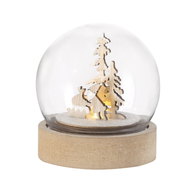 Boule à neige personnalisée illuminée Cemayer 