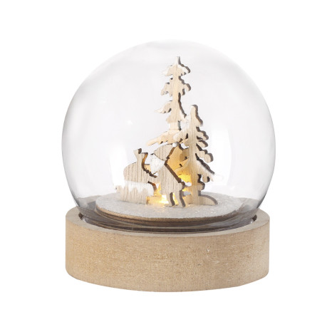 Boule à neige personnalisée illuminée Cemayer 