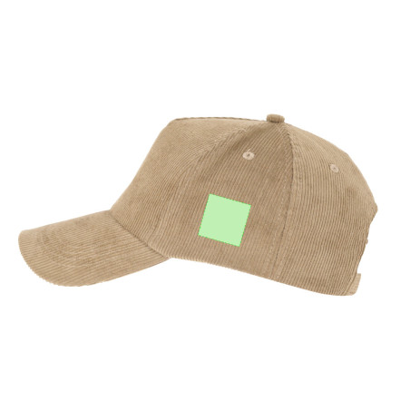 Casquette publicitaire effet velour Dispart 