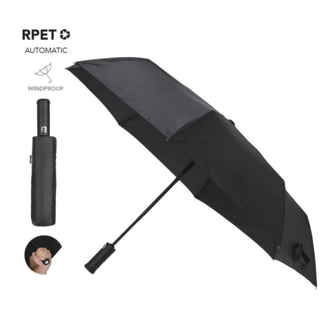 Parapluie en Rpet avec lampe Pulsak 