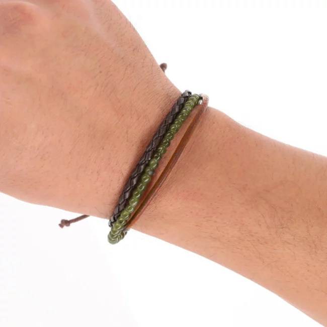 Bracelet 3 cordons publicitaire Sonja 