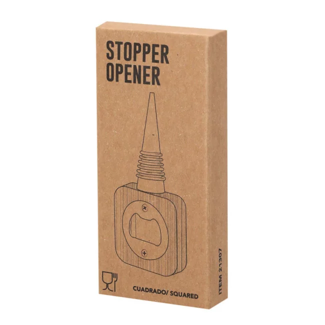 Bouchon décapsuleur publicitaire Pomni