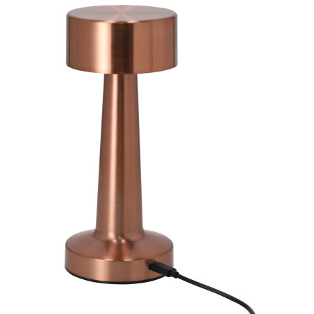 Lampe de bureau publicitaire or rose Rosity 