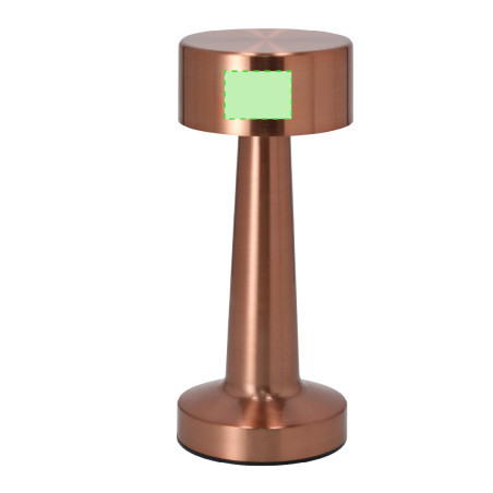 Lampe de bureau publicitaire or rose Rosity 
