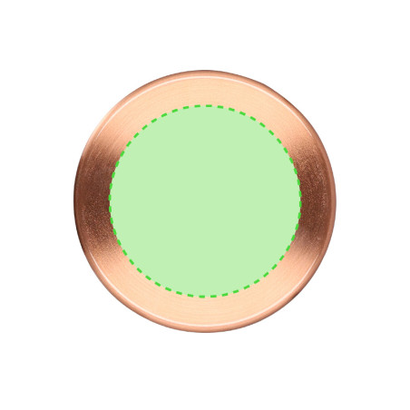 Lampe de bureau publicitaire or rose Rosity 