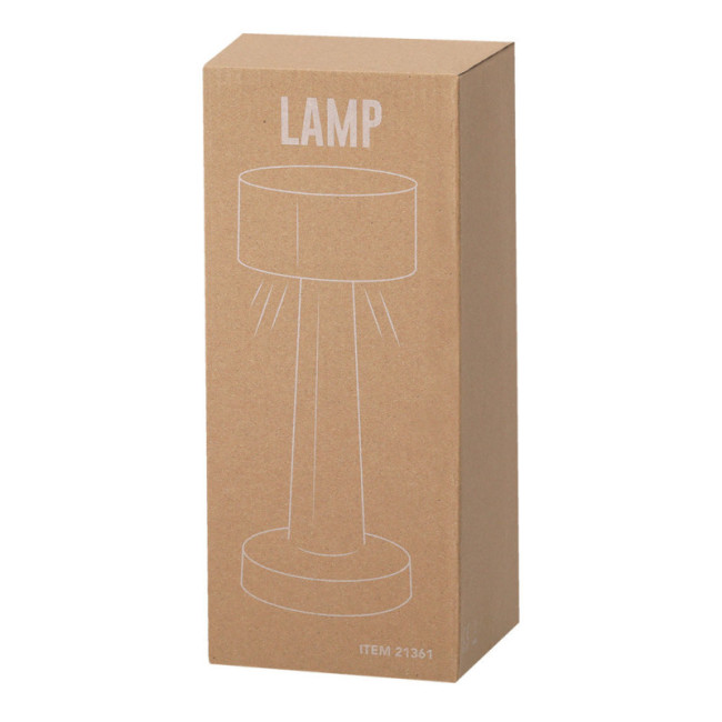 Lampe de bureau publicitaire or rose Rosity 