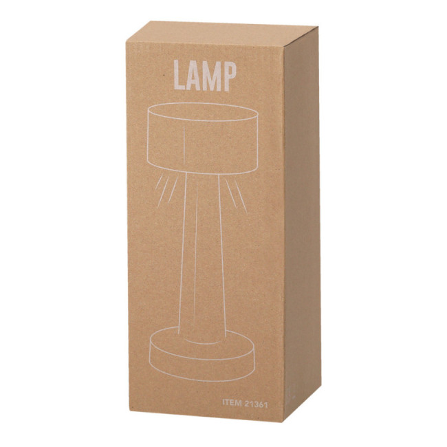 Lampe de bureau publicitaire or rose Rosity 
