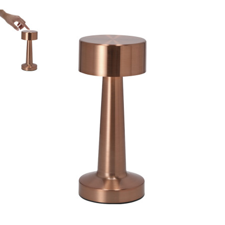 Lampe de bureau publicitaire or rose Rosity 