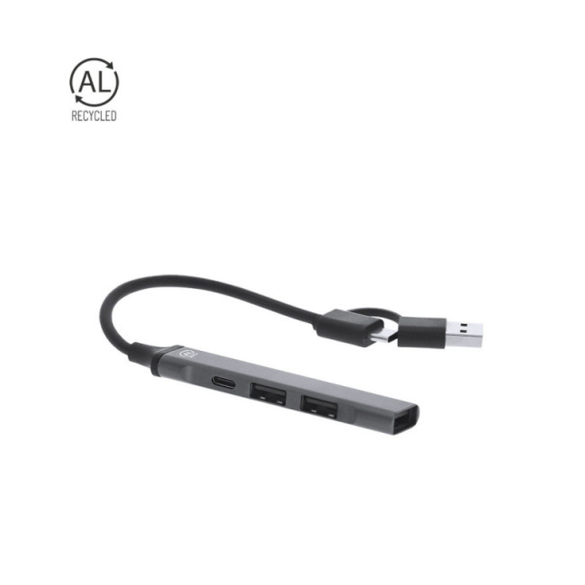 Hub USB 3.0 en aluminium recyclé Konery 