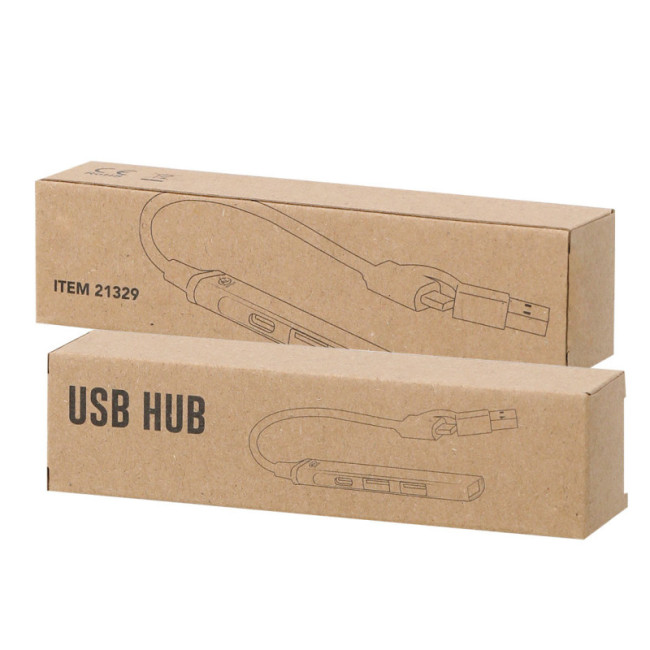 Hub USB 3.0 en aluminium recyclé Konery 