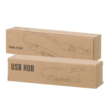 Hub USB 3.0 en aluminium recyclé Konery 