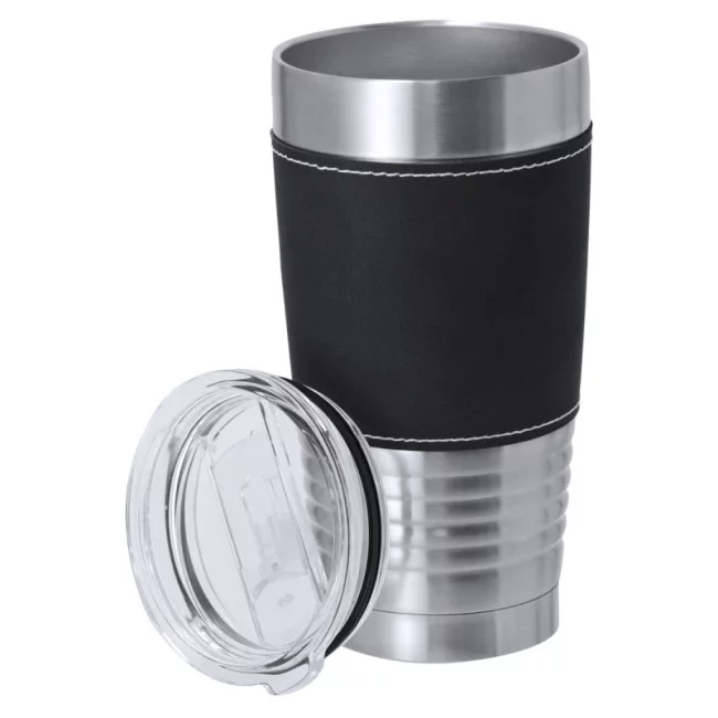 Mug de voyage publicitaire isotherme Zuncex 420 ml 