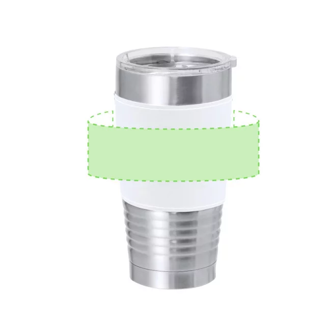 Mug de voyage publicitaire isotherme Zuncex 420 ml 