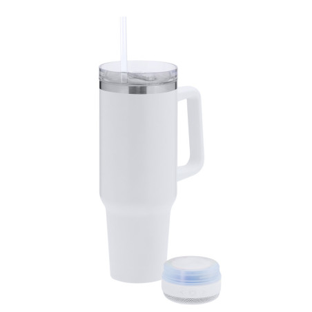 Mug isotherme publicitaire avec enceinte Tracir 1,25 L 