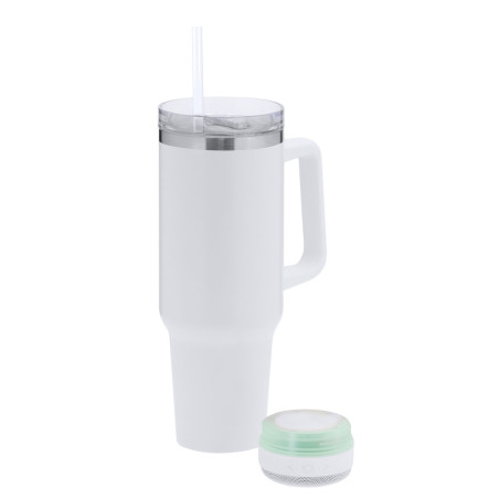 Mug isotherme publicitaire avec enceinte Tracir 1,25 L 