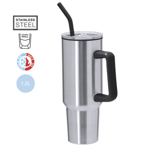 Mug géant publicitaire isotherme Lansin 