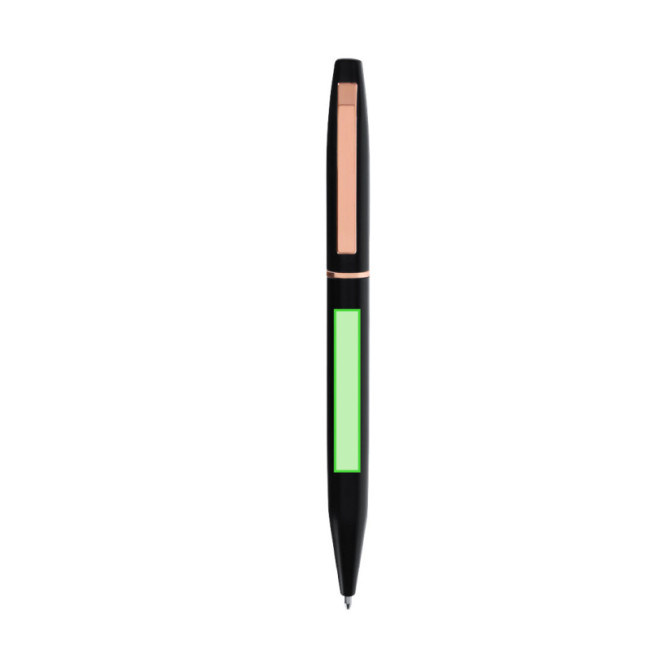 Coffret stylo et roller en aluminium recyclé Mobex 