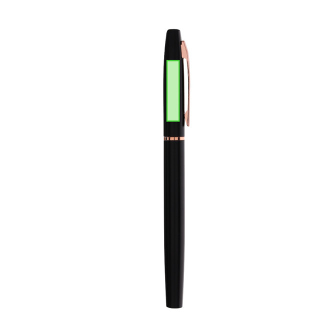 Coffret stylo et roller en aluminium recyclé Mobex 