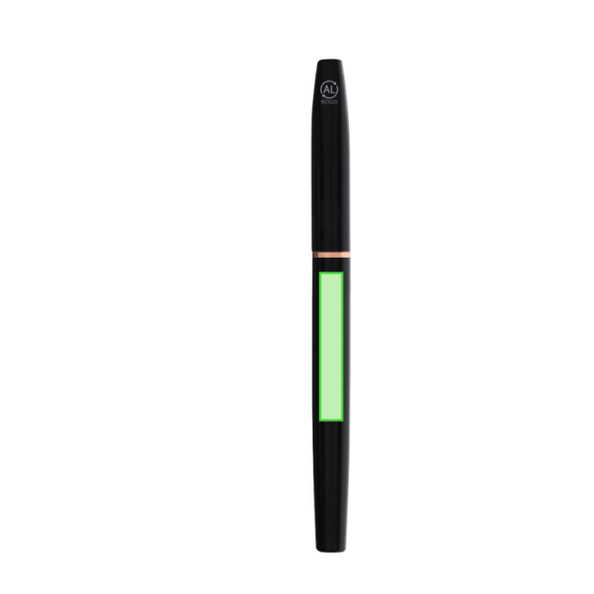 Coffret stylo et roller en aluminium recyclé Mobex 