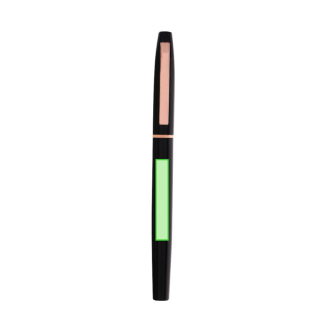 Coffret stylo et roller en aluminium recyclé Mobex 