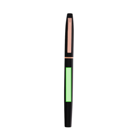 Coffret stylo et roller en aluminium recyclé Mobex 