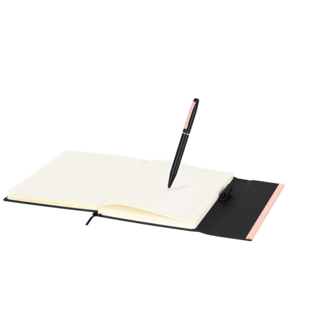 Ensemble carnet et stylo en aluminium recyclé Kassex 