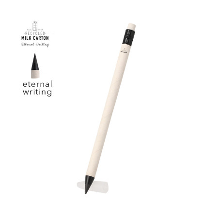 Crayon infini publicitaire en carton de lait Horocks 