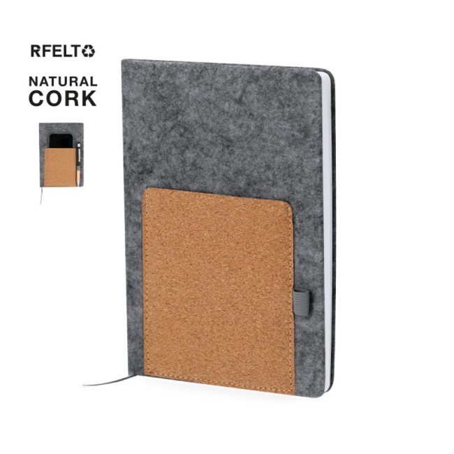 Carnet A5 publicitaire avec poche Wilko 